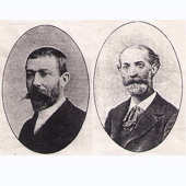 Portraits of the architects of the Grand Palais
On the left: Charles Louis Girault (1851-1932)
On the right: Albert Félix Théophile Thomas (1847-1907)