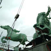 Les chevaux doivent quitter le Grand Palais pour être restaurés.