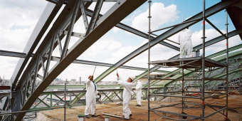 Les travaux, 2004. Dessine-moi une verrière !