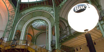 FIAC 2007. View of an overhead window in a corner of the Nave